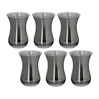 Набор 6 стаканов д/чая 140 мл Сияющий графит (GR62511-06)