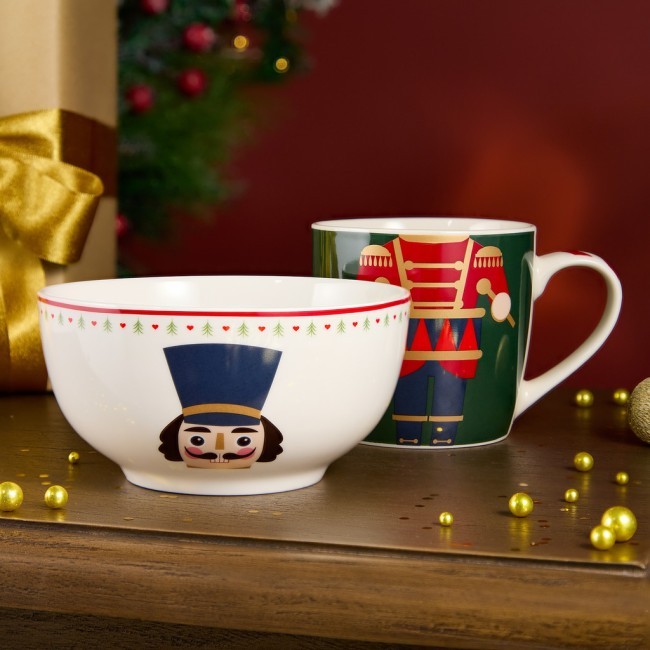 Набор посуды lefard "щелкунчик" 2 пр. (кружка 360мл, салатник 500мл) Lefard (260-1064) Набор посуды lefard "щелкунчик" 2 пр. (кружка 360мл, салатник 500мл) Lefard (260-1064)