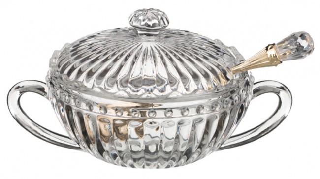 Сахарница с ложкой 110 мл. 13*9.5 см. высота=7 см. коллекция "muza" Lefard (355-234)