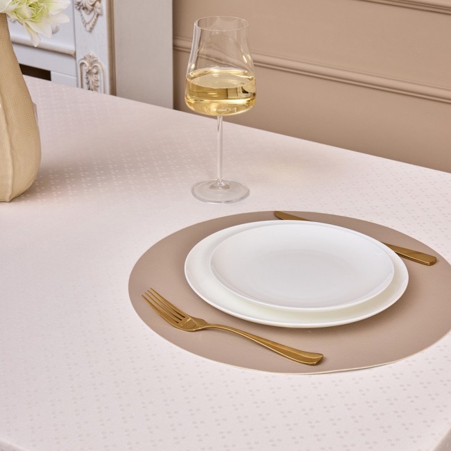 Скатерть 145х180см шампань евроуголок 100% полиэстер SANTALINO (805-027-2) Скатерть 145х180см шампань евроуголок 100% полиэстер SANTALINO (805-027-2)