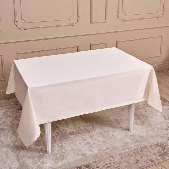 Скатерть 145х180см шампань евроуголок 100% полиэстер SANTALINO (805-027-2) Скатерть 145х180см шампань евроуголок 100% полиэстер SANTALINO (805-027-2)