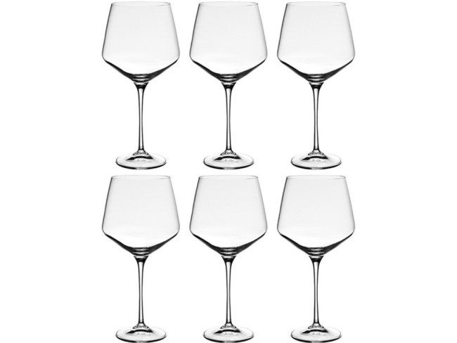 Набор бокалов для красного вина из 6 шт. "aria" 750мл. высота=25см. RCR (305-612)