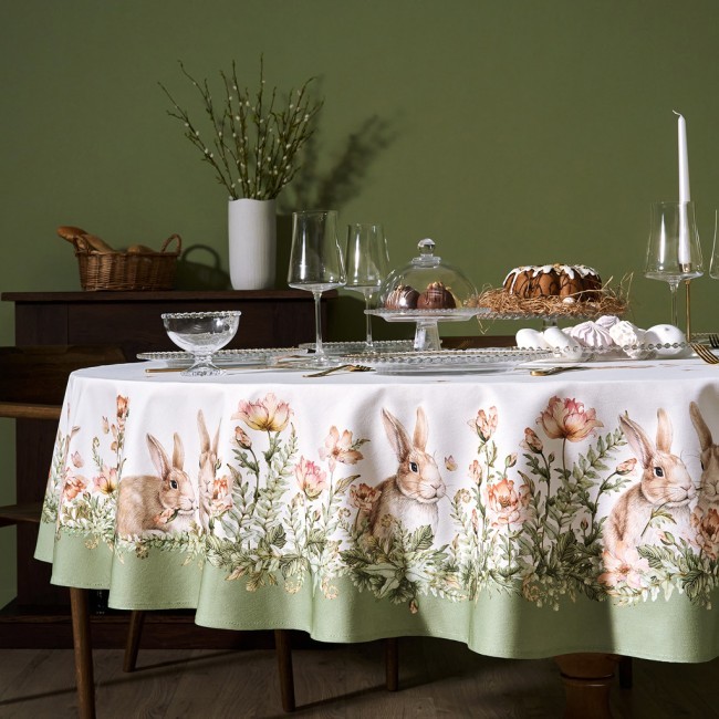 Скатерть круглая "sense" 220см, 100%хлопок, твил, пропитка Lefard (850-753-24)