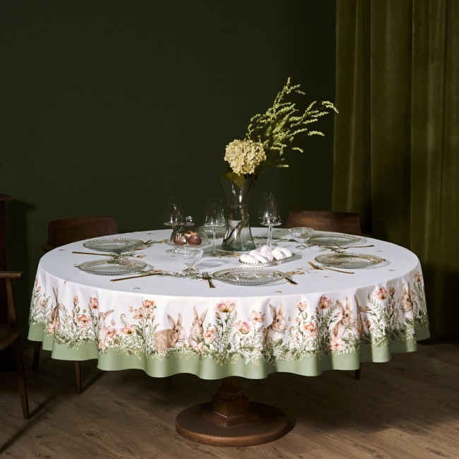Скатерть круглая "sense" 220см, 100%хлопок, твил, пропитка Lefard (850-753-24)