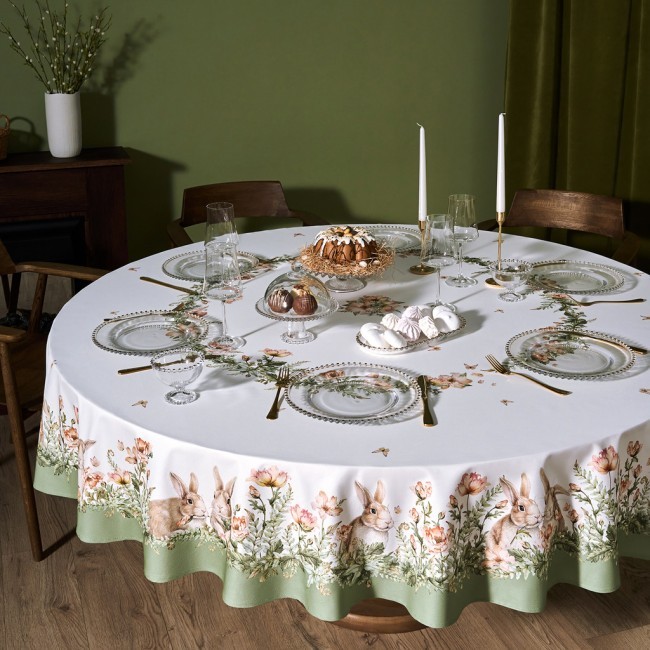 Скатерть круглая "sense" 220см, 100%хлопок, твил, пропитка Lefard (850-753-24)