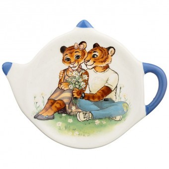 Подставка под чайные пакетики "тигриные истории" 12*8,5*1,5 см Agness (358-1915) Подставка под чайные пакетики "тигриные истории" 12*8,5*1,5 см Agness (358-1915)