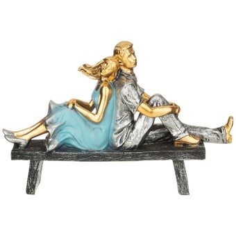 Фигурка декоративная "влюбленные" 30х6,9х19,5см Lefard (146-1844)