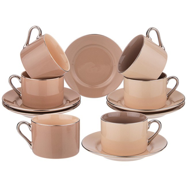 Чайный набор lefard "break time" на 6 пер. 12 пр. 180мл капучино Lefard (86-2525)