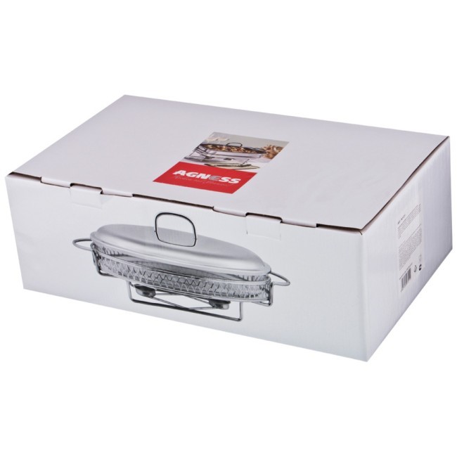 Мармит agness 2,8л 43,4х24,5х15,8см Agness (907-211)