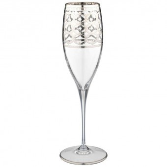 Набор бокалов для шампанского из 6 штук 260мл "athene platino" ART DECOR (326-090)