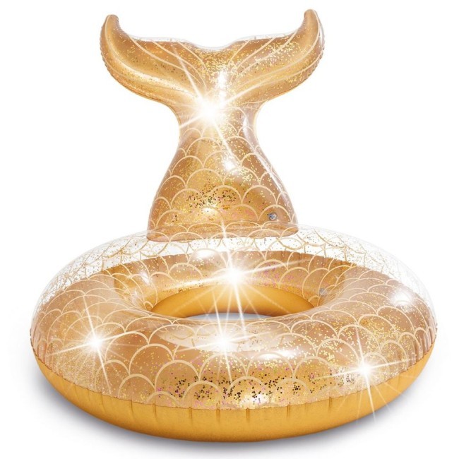 Круг надувной детский от 9 лет Intex Хвост Русалки (56258) (71542)