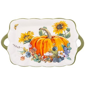 Блюдо agness "урожай" 23,5*14*2,5 см Agness (358-2074)