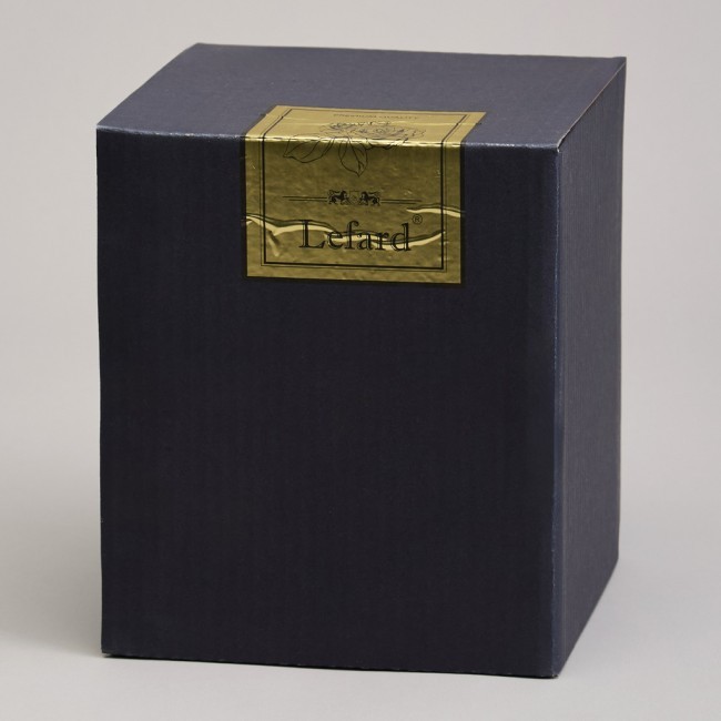 Блюдо с крышкой на ножке "bohema" amber диаметр=11,5 см высота=16,5 см Lefard (195-233)