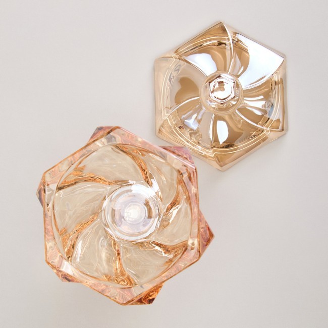 Блюдо с крышкой на ножке "bohema" amber диаметр=11,5 см высота=16,5 см Lefard (195-233)