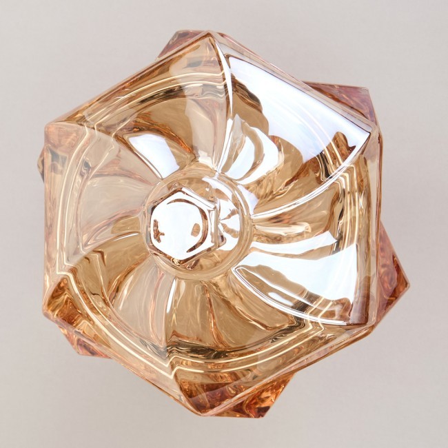 Блюдо с крышкой на ножке "bohema" amber диаметр=11,5 см высота=16,5 см Lefard (195-233)