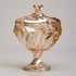 Блюдо с крышкой на ножке "bohema" amber диаметр=11,5 см высота=16,5 см Lefard (195-233)