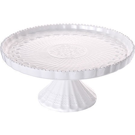 Тортовница 23 см с крышкой на ножке LR (28489)