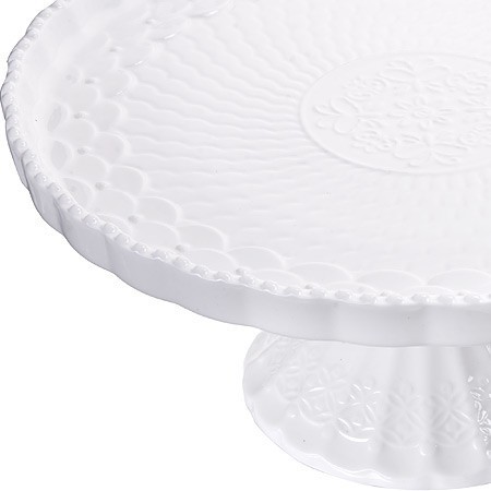 Тортовница 23 см с крышкой на ножке LR (28489)