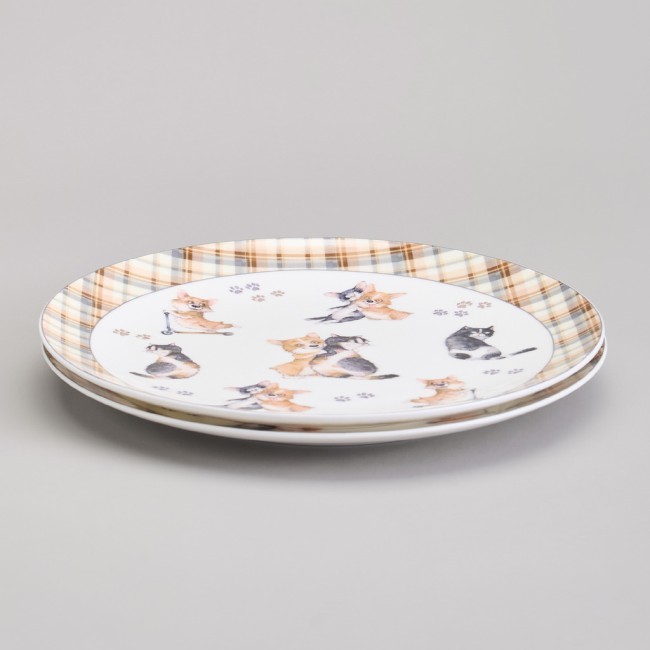 Набор тарелок закусочных lefard "лучшие друзья" 2 шт. 23 см Lefard (415-2182)