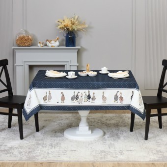 Скатерть "family farm" 110х140см ,синий, 100% хлопок,твил пропитка Lefard (850-742-20) Скатерть "family farm" 110х140см ,синий, 100% хлопок,твил пропитка Lefard (850-742-20)