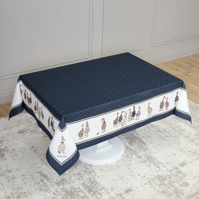 Скатерть "family farm" 110х140см ,синий, 100% хлопок,твил пропитка Lefard (850-742-20) Скатерть "family farm" 110х140см ,синий, 100% хлопок,твил пропитка Lefard (850-742-20)