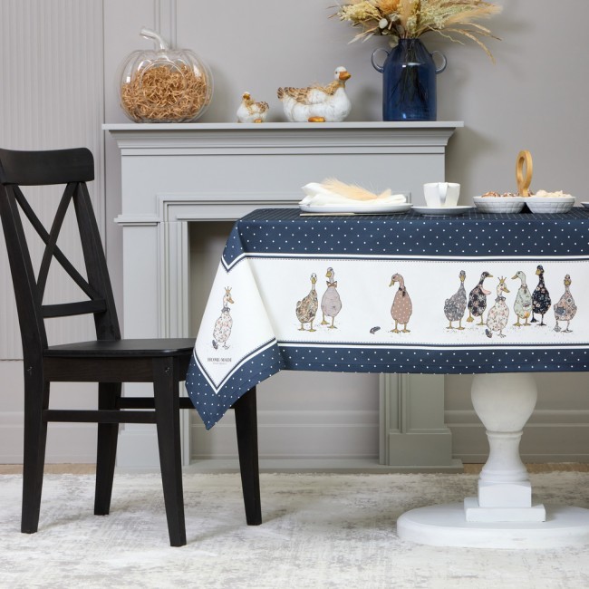 Скатерть "family farm" 110х140см ,синий, 100% хлопок,твил пропитка Lefard (850-742-20) Скатерть "family farm" 110х140см ,синий, 100% хлопок,твил пропитка Lefard (850-742-20)