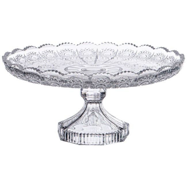 Блюдо на ножке "muza crystal" 30х30х15,4 см Lefard (695-044)