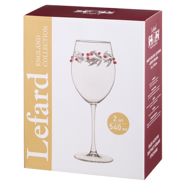 Набор бокалов для вина "berry dreams" из 2 шт. 540 мл Lefard (685-128) Набор бокалов для вина "berry dreams" из 2 шт. 540 мл Lefard (685-128)