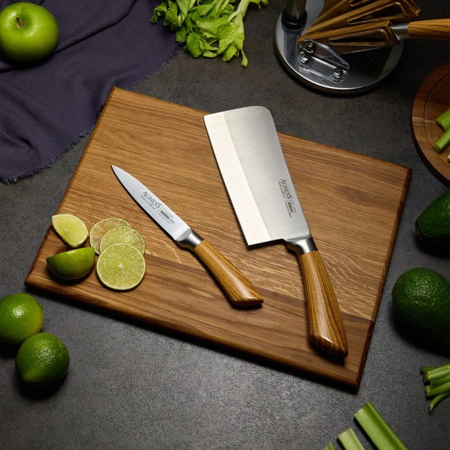 Набор ножей agness с ножницами и мусатом на пластиковой подставке, 8 предметов Agness (911-640) Набор ножей agness с ножницами и мусатом на пластиковой подставке, 8 предметов Agness (911-640)