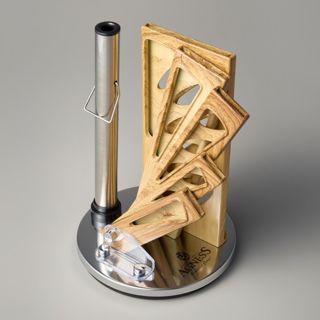 Набор ножей agness с ножницами и мусатом на пластиковой подставке, 8 предметов Agness (911-640) Набор ножей agness с ножницами и мусатом на пластиковой подставке, 8 предметов Agness (911-640)