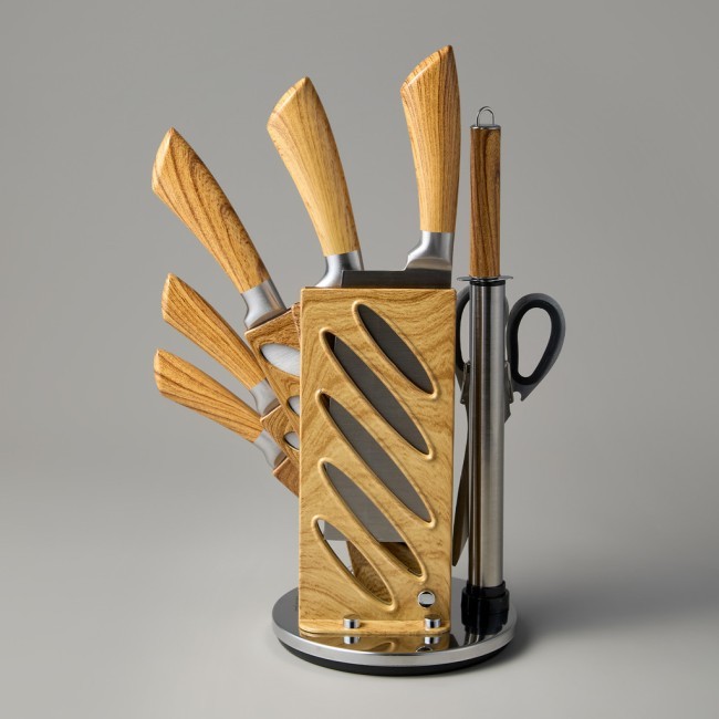 Набор ножей agness с ножницами и мусатом на пластиковой подставке, 8 предметов Agness (911-640) Набор ножей agness с ножницами и мусатом на пластиковой подставке, 8 предметов Agness (911-640)