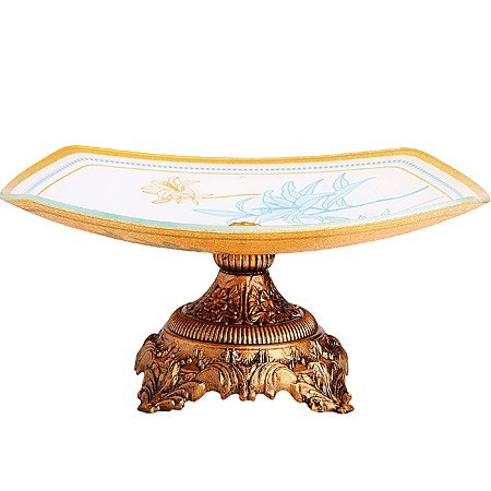 Фруктовница 30 см, стекло (424-1)