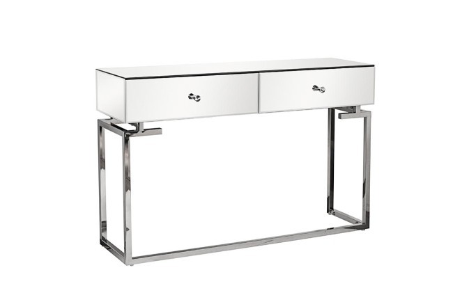 Консоль зеркальная с двумя ящиками 120*35*77см (TT-00004733) Консоль зеркальная с двумя ящиками 120*35*77см (TT-00004733)