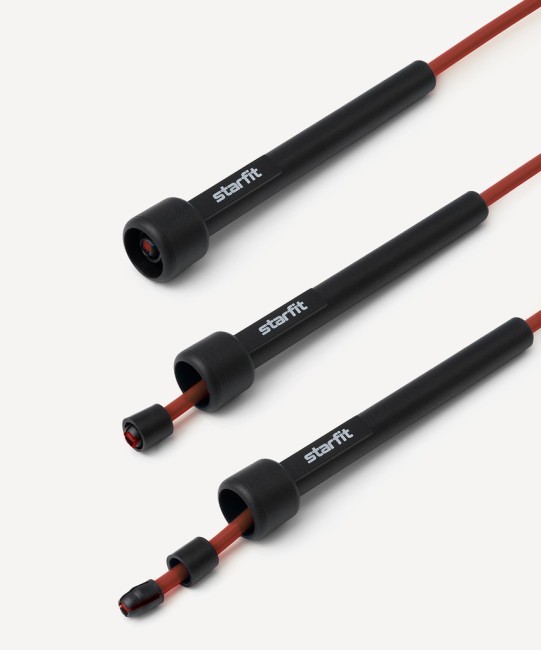 Скакалка STARFIT RP-101 малиновый, 3 м (2104800) Скакалка STARFIT RP-101 малиновый, 3 м (2104800)