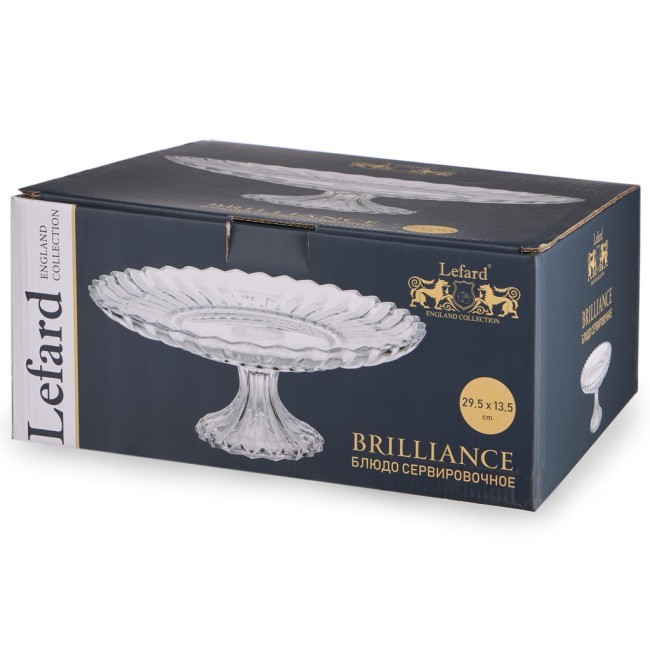Блюдо сервировочное на ножке "brilliance" круглое, 29,5*13,5 см Lefard (691-147) Блюдо сервировочное на ножке "brilliance" круглое, 29,5*13,5 см Lefard (691-147)