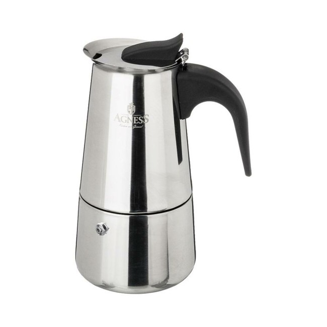 Кофеварка гейзерная "монблан", 100 мл на 2 чашки Agness (944-001)