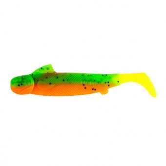 Виброхвост Helios Jap 3,15"/8 см, цвет Pepper Green & Orange LT 7 шт HS-32-032 (77670)
