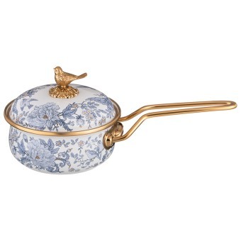 Ковш lefard эмалированный, серия royal garden 14см/0,9л,  длина=31см подходит для индукцион Lefard (950-670)