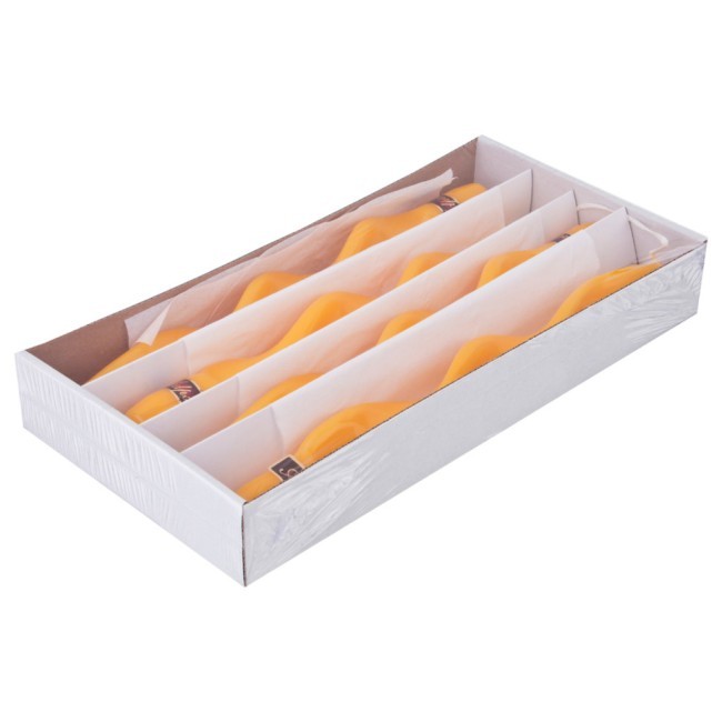 Набор свечей из 4 шт. 27/2,2 лакированный золотой Adpal (348-623)