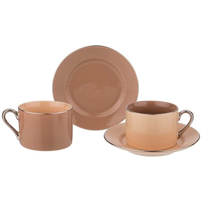 Чайный набор lefard "break time" на 2 пер. 4 пр. 180мл терракотовый Lefard (86-2527) Чайный набор lefard "break time" на 2 пер. 4 пр. 180мл терракотовый Lefard (86-2527)