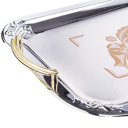 Наб/подносов мет. Mayer&Boch 3пр рез/зол/руч (3677)