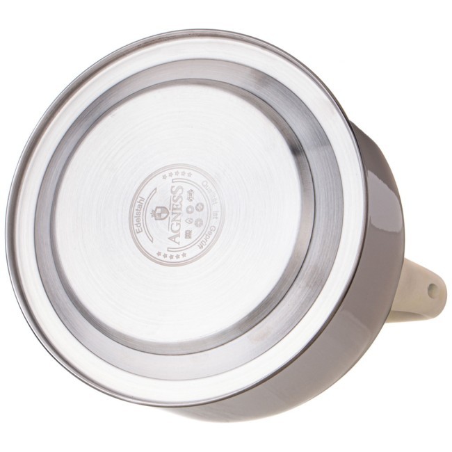 Чайник agness со свистком, 2,8 л, индукция, цвет - молочный градиент Agness (916-422)