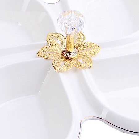 Менажница фарфор 4 секц 25х25х4 LR (60050) Менажница фарфор 4 секц 25х25х4 LR (60050)