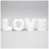 Набор ваз "love", высота 15.2см цвет: белый Lefard (374-140)