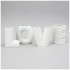 Набор ваз "love", высота 15.2см цвет: белый Lefard (374-140)