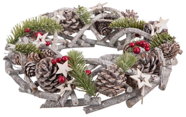 Изделие декоративное "венок" диаметр=30 см.без упаковки Lefard (256-153)