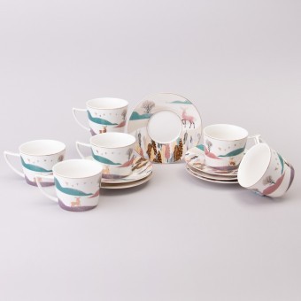 Чайный набор lefard "top style" на 6 пер. 12 пр. 250 мл Lefard (165-600)