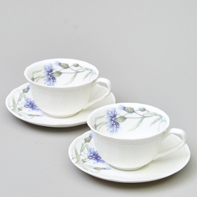 Чайный набор lefard "васильки" на 2 пер. 4 пр. 250 мл Lefard (760-826)