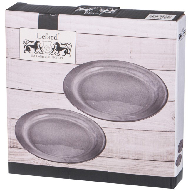 Набор тарелок десертных lefard "graphite" 2 шт. 19 см Lefard (474-235) Набор тарелок десертных lefard "graphite" 2 шт. 19 см Lefard (474-235)