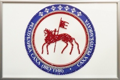 Картина Герб Якутии с кристаллами Swarovski (2342) Картина Герб Якутии с кристаллами Swarovski (2342)